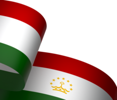 Tajikistan flag element design national independence day banner ribbon png