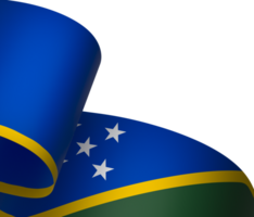 Solomon Islands flag element design national independence day banner ribbon png