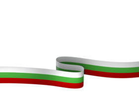 Bulgaria flag element design national independence day banner ribbon png