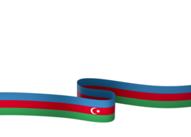 azerbaijan flagga element design nationell oberoende dag baner band png