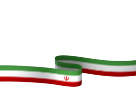 iran flagga element design nationell oberoende dag baner band png