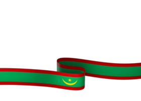 Mauretanien Flagge Element Design National Unabhängigkeit Tag Banner Band png