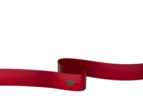 Marokko Flagge Element Design National Unabhängigkeit Tag Banner Band png
