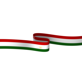 tagikistan bandiera elemento design nazionale indipendenza giorno bandiera nastro png