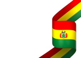 bolivia flagga element design nationell oberoende dag baner band png