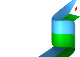 djibouti flagga element design nationell oberoende dag baner band png