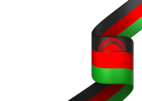 Malawi Flagge Element Design National Unabhängigkeit Tag Banner Band png