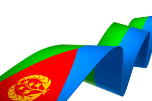 Eritrea flag element design national independence day banner ribbon png