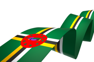 Dominica flag element design national independence day banner ribbon png