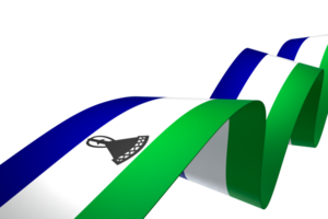 lesotho flagga element design nationell oberoende dag baner band png