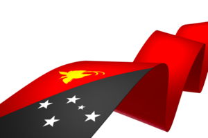 papua Novo Guiné bandeira elemento Projeto nacional independência dia bandeira fita png