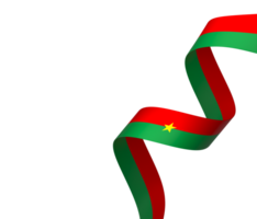 Burkina faso vlag element ontwerp nationaal onafhankelijkheid dag banier lint PNG