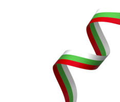 Bulgária bandeira elemento Projeto nacional independência dia bandeira fita png