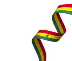 Ghana Flagge Element Design National Unabhängigkeit Tag Banner Band png