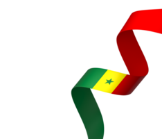 senegal flagga element design nationell oberoende dag baner band png