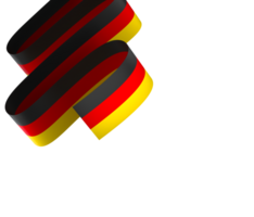 Germany flag element design national independence day banner ribbon png