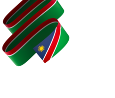 Namibia bandera elemento diseño nacional independencia día bandera cinta png