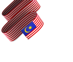 Malaysia bandiera elemento design nazionale indipendenza giorno bandiera nastro png