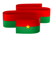 Burkina Faso Flagge Element Design National Unabhängigkeit Tag Banner Band png