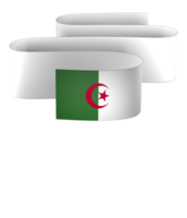 algeriet flagga element design nationell oberoende dag baner band png