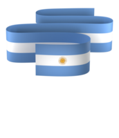 argentina bandera elemento diseño nacional independencia día bandera cinta png