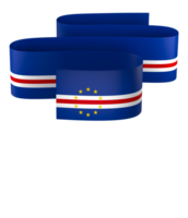 cabo verde vlag element ontwerp nationaal onafhankelijkheid dag banier lint PNG