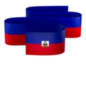 Haiti flag element design national independence day banner ribbon png