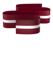 Latvia flag element design national independence day banner ribbon png