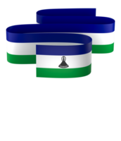 lesotho flagga element design nationell oberoende dag baner band png