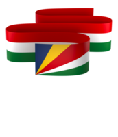 Seychellen Flagge Element Design National Unabhängigkeit Tag Banner Band png