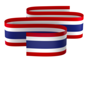 thailand flagga element design nationell oberoende dag baner band png