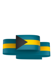 de Bahamas flagga element design nationell oberoende dag baner band png