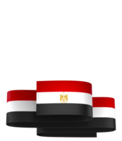 egypten flagga element design nationell oberoende dag baner band png