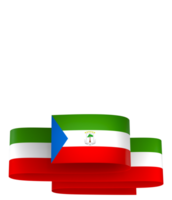 Equatorial Guinea flag element design national independence day banner ribbon png