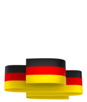 Germany flag element design national independence day banner ribbon png