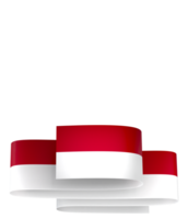 Indonésia bandeira elemento Projeto nacional independência dia bandeira fita png
