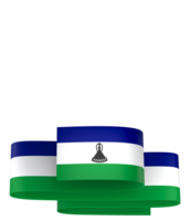 lesotho flagga element design nationell oberoende dag baner band png