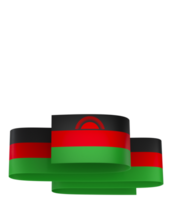 malawi flagga element design nationell oberoende dag baner band png