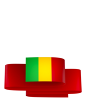 mali flagga element design nationell oberoende dag baner band png