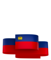Liechtenstein Flagge Element Design National Unabhängigkeit Tag Banner Band png
