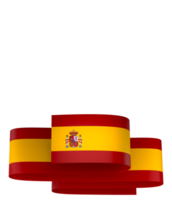 Spanien flagga element design nationell oberoende dag baner band png