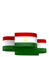 Tayikistán bandera elemento diseño nacional independencia día bandera cinta png