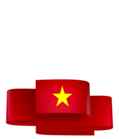 Vietnam vlag element ontwerp nationaal onafhankelijkheid dag banier lint PNG