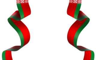 Belarus flag element design national independence day banner ribbon png