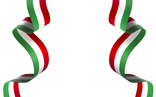 Hungary flag element design national independence day banner ribbon png