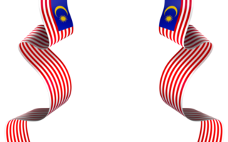 Malaysia bandiera elemento design nazionale indipendenza giorno bandiera nastro png