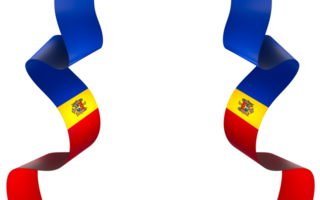 Moldavië vlag element ontwerp nationaal onafhankelijkheid dag banier lint PNG