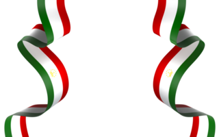 tagikistan bandiera elemento design nazionale indipendenza giorno bandiera nastro png