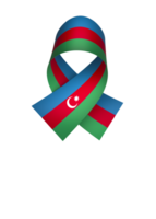 azerbaijan bandiera elemento design nazionale indipendenza giorno bandiera nastro png