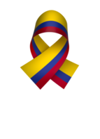 Colombia bandiera elemento design nazionale indipendenza giorno bandiera nastro png
